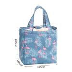 Flamingo Print D13cm Insulated Lunch Cooler Bags