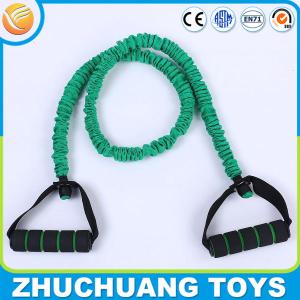 China fitness latex resistance bands with fabric covered wholesale