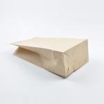 Food Grade Printed Paper Bags / Kraft Paper Bag Recycled Brown Color For Takeout