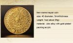 Promotion 1872 Deutsche Bank coins Gold clad coin / queen elizabeth gold coin