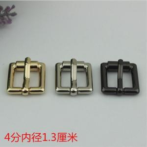 China High Quality 3 Color 13 MM Zinc Alloy Metal Pin Rolling Square Belt Buckles For Handbags wholesale
