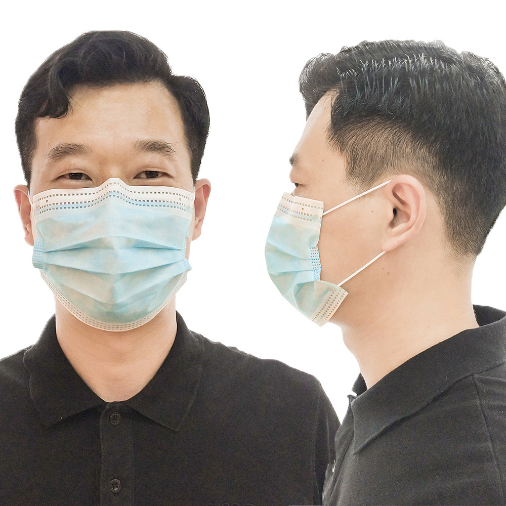 Non Woven Protective 3 Ply Disposable Medical Surgical Mask / Medical Surgical Face Mask 3 Ply With Earloop