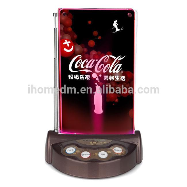 Flashing lights menu folder restaurant wireless restaurant wireless ordering system