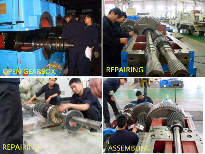 11200kw Transmission Extruder Gearbox Repair 500rpm Output Speed Long Service Life