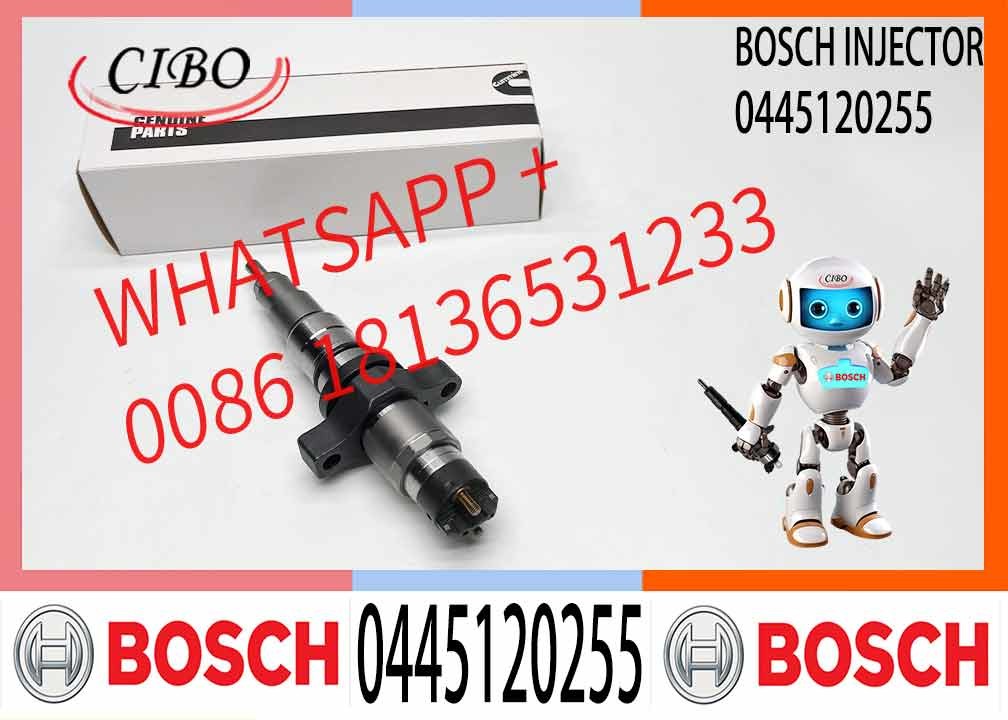China New Diesel Fuel Injector 0445120255 Common Rail Injector 0445120255 For Cummins Engine