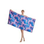 Microfiber Sunflowers Beach Towel, Autumn Flower Sunset Beach Towels Oversized,