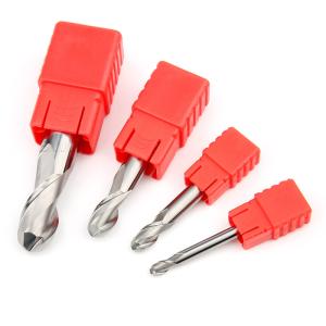 China Carbide Ball Nose End Mill Aluminum Milling Cutter Straight Shank wholesale