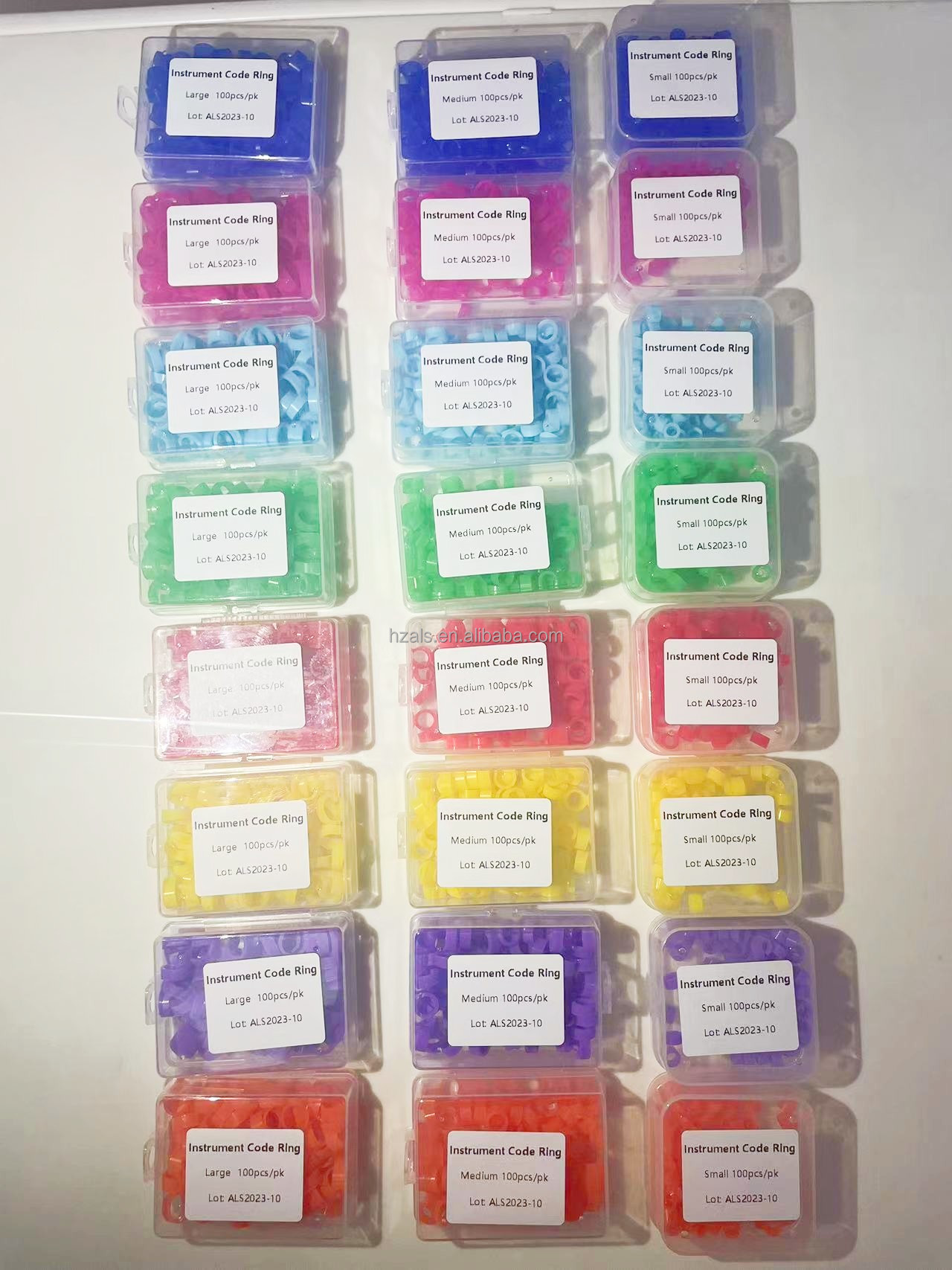 A Grade Dental Materials Instruments Disinfection Identification Ring 100pcs/box CCC Certification