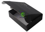 Matte Black Cardboard Jewelry Gift Boxes For Shipping Goods Offset Printing