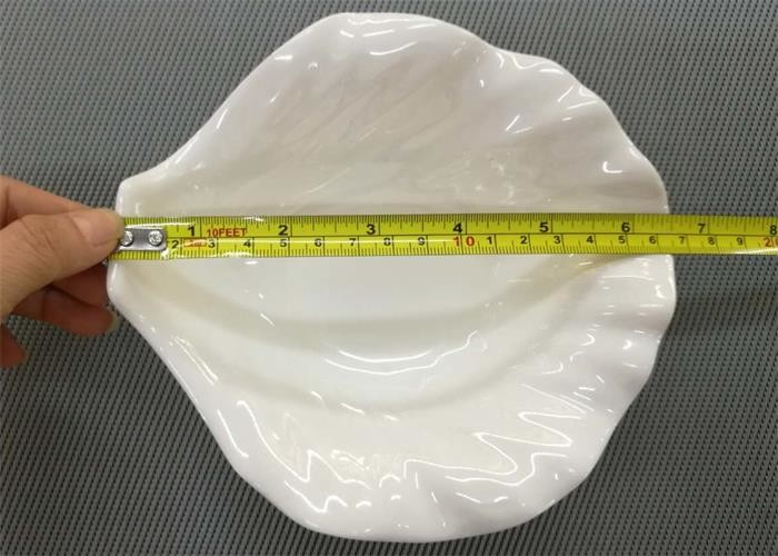 Flower Shape Unbaked Porcelain UNK Dessert Bowl Diameter 15cm Weight 208g