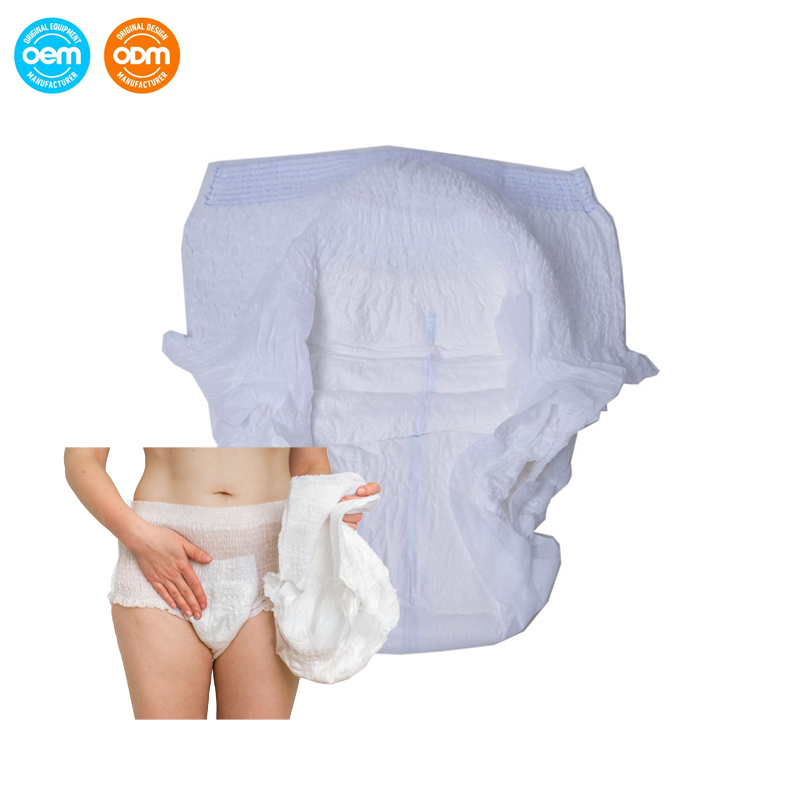 Incontinence People Care Disposable Adult Diaper With Tabs For Men And Women In White Or Customized