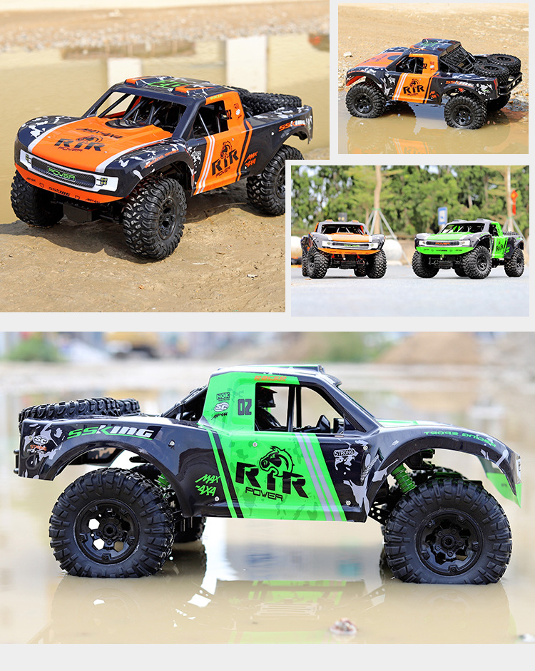 JJRC Large High Speed Bigfoot RC Offroad Climbing Racing All-terrain Amphibious 4WD Remote Control Toy Car