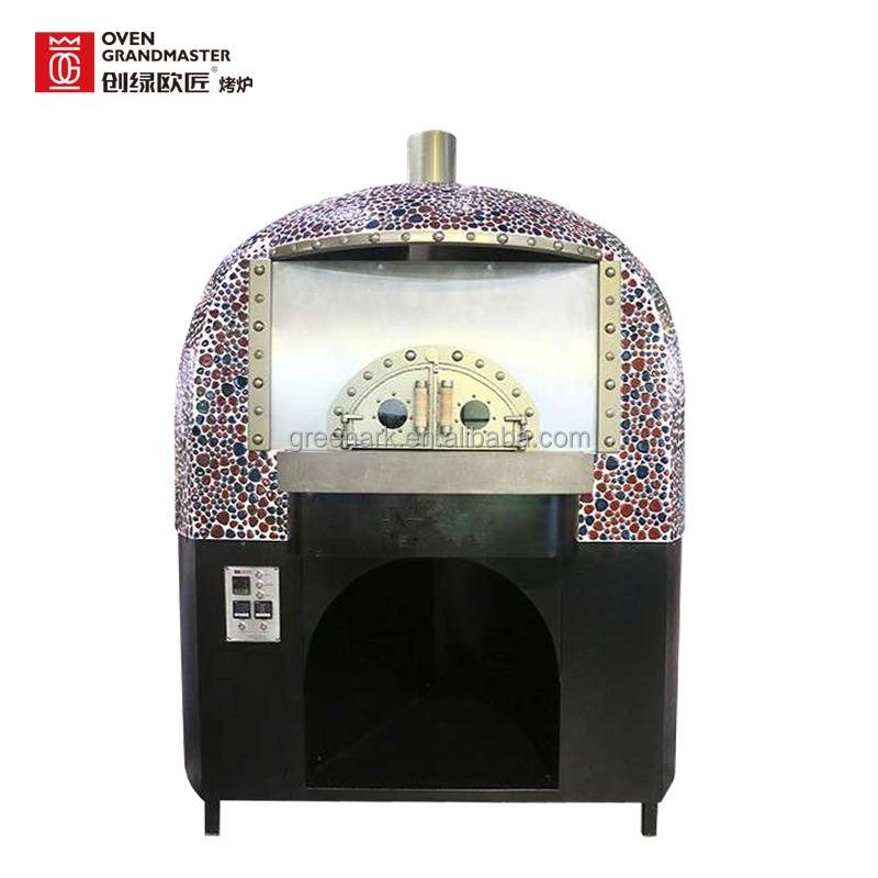Round Wood Fired Pizza Oven 1500kg with Lava Rock Base