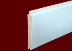 China White Anti Aging 5.2m Wood Window Molding For Indoor Decoration wholesale