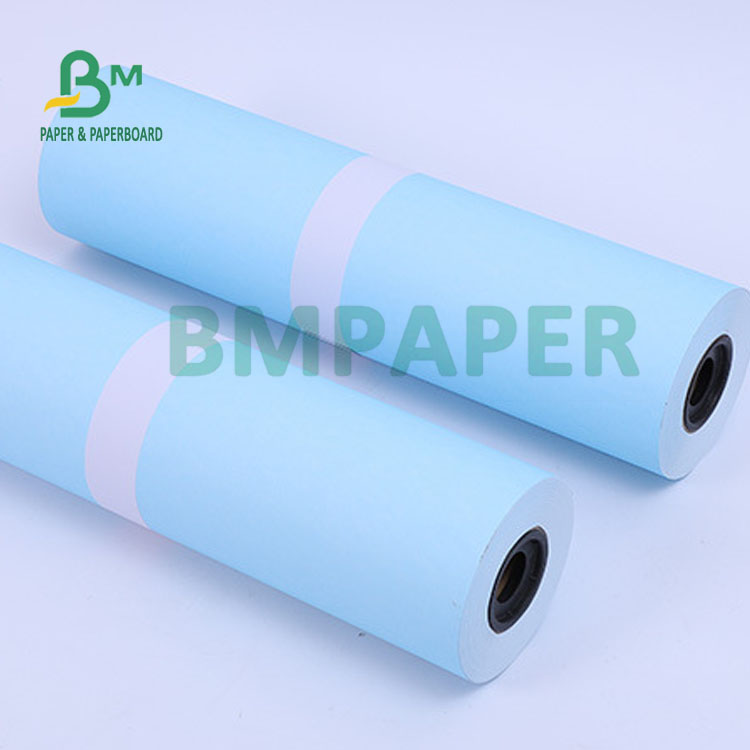 80gsm Skyblue Double Side Plotter Paper For Graphic Drawing 20'' x 50yards