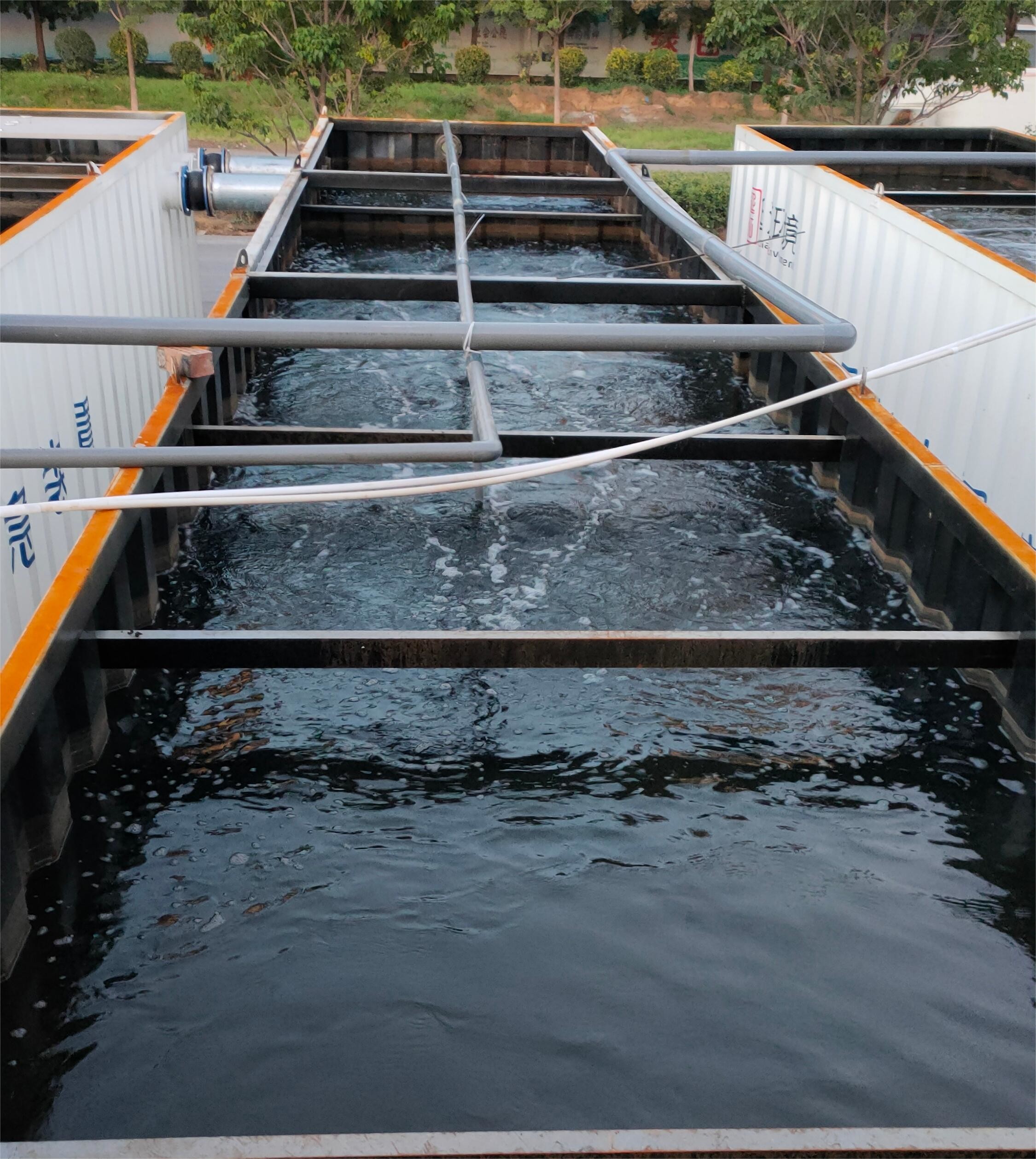 Slaughterhouse Industrial Wastewater Treatment Equipment 3000L/H BOD Removal Domestic Wastewater Treatment Plant