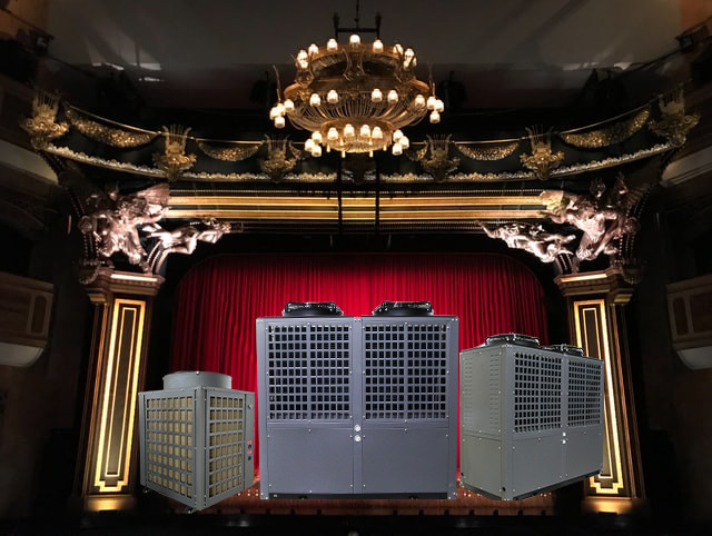 220KW 380V Commercial Air Source Heat Pump For Swimming Pools