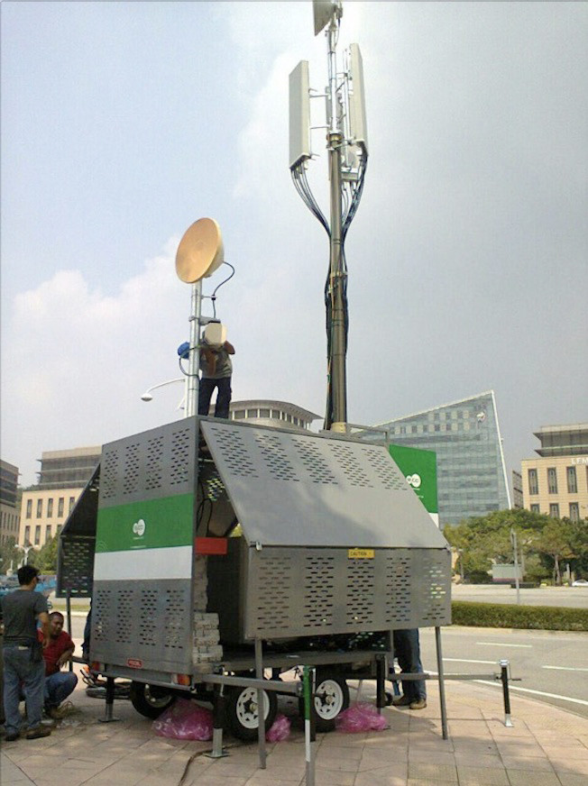 20m telescoping mast-70kg payloads-NR-3300-20000-70L-pneumatic telescoping mast-cell tower telescoping mast