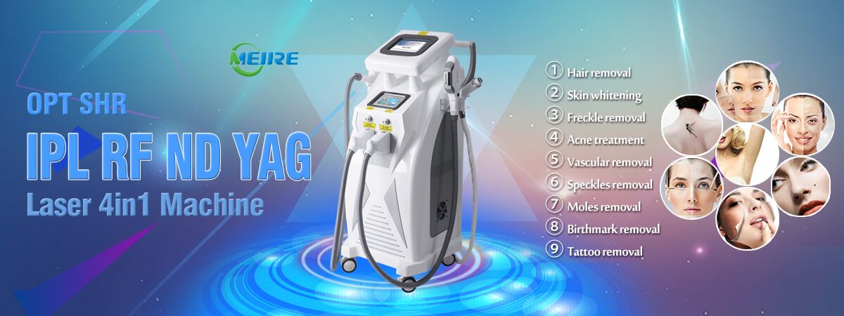 Skin Care OPT SHR Machine Opt E Light 4 In 1 Beauty Salon Device