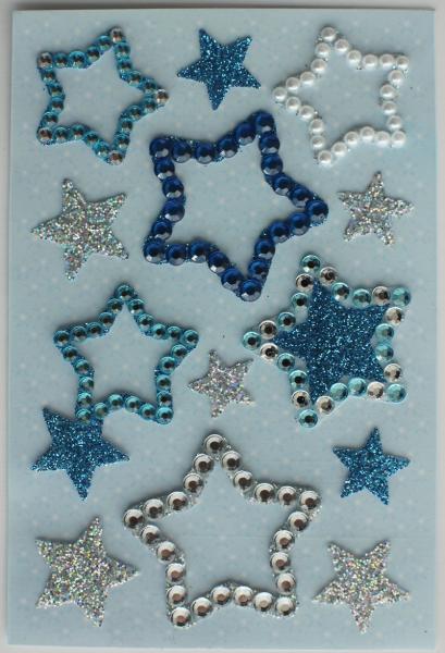 Lovely Bling Rhinestone Stickers , Recollections Dimensional Stickers For