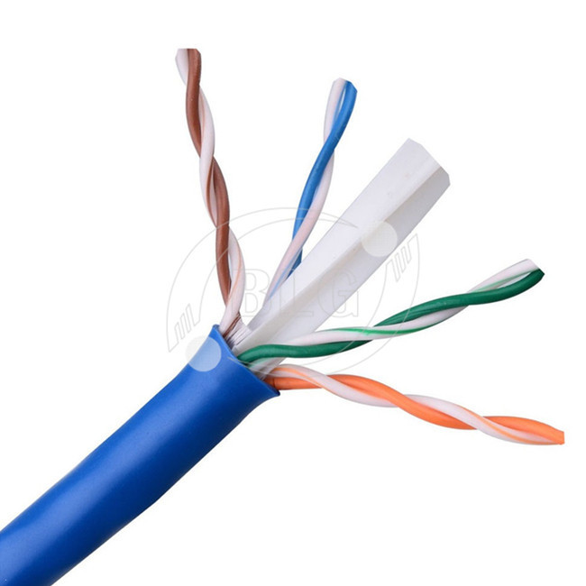 Networking Cat 6 Network Cable 1000 FT 4 Pairs Unshield BC / CCA Customized Color