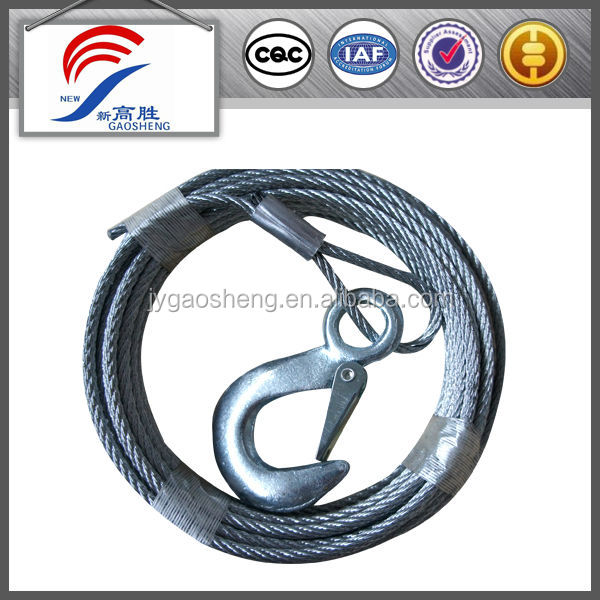 PVC Coated Wire Rope 6mm Tow Steel Cable Wire Rope Sling