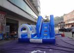 Blue Tunnel Interesting Inflatable Slip N Slide With Arch Entrance