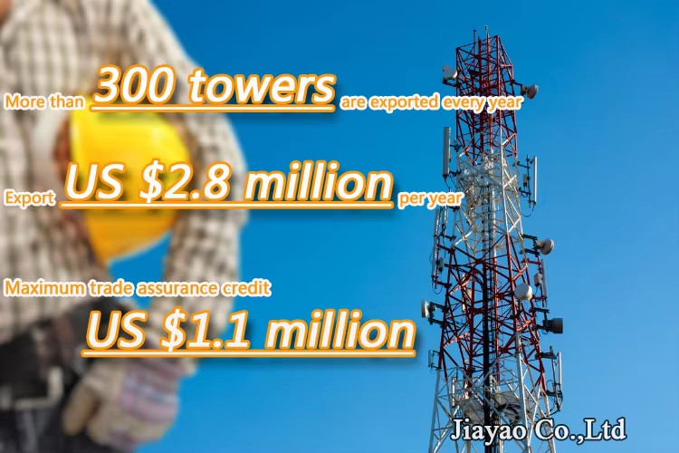 30 Ft Free Standing Tv Radar Internet 4 Legged Self Supporting Angular Lattice Steel Four Leg Communication Tower