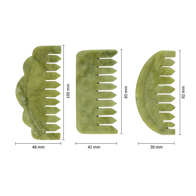 FanXi Skincare Jawline Scalp Gua Sha Comb Relieve Facial Muscle Tension