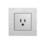 125 Volt American Standard Wall Socket 15A Rose gold / Black