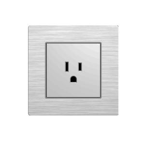China 125 Volt American Standard Wall Socket 15A Rose gold / Black wholesale