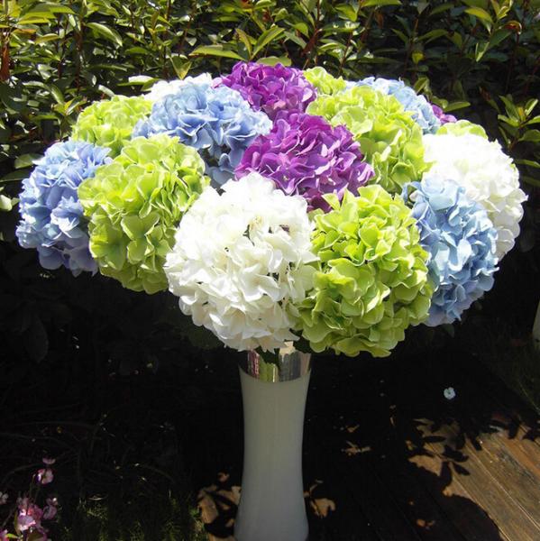 UVG Wholesale Silk Flowers from China Beauty Artificial Hydrangea Ball Wedding