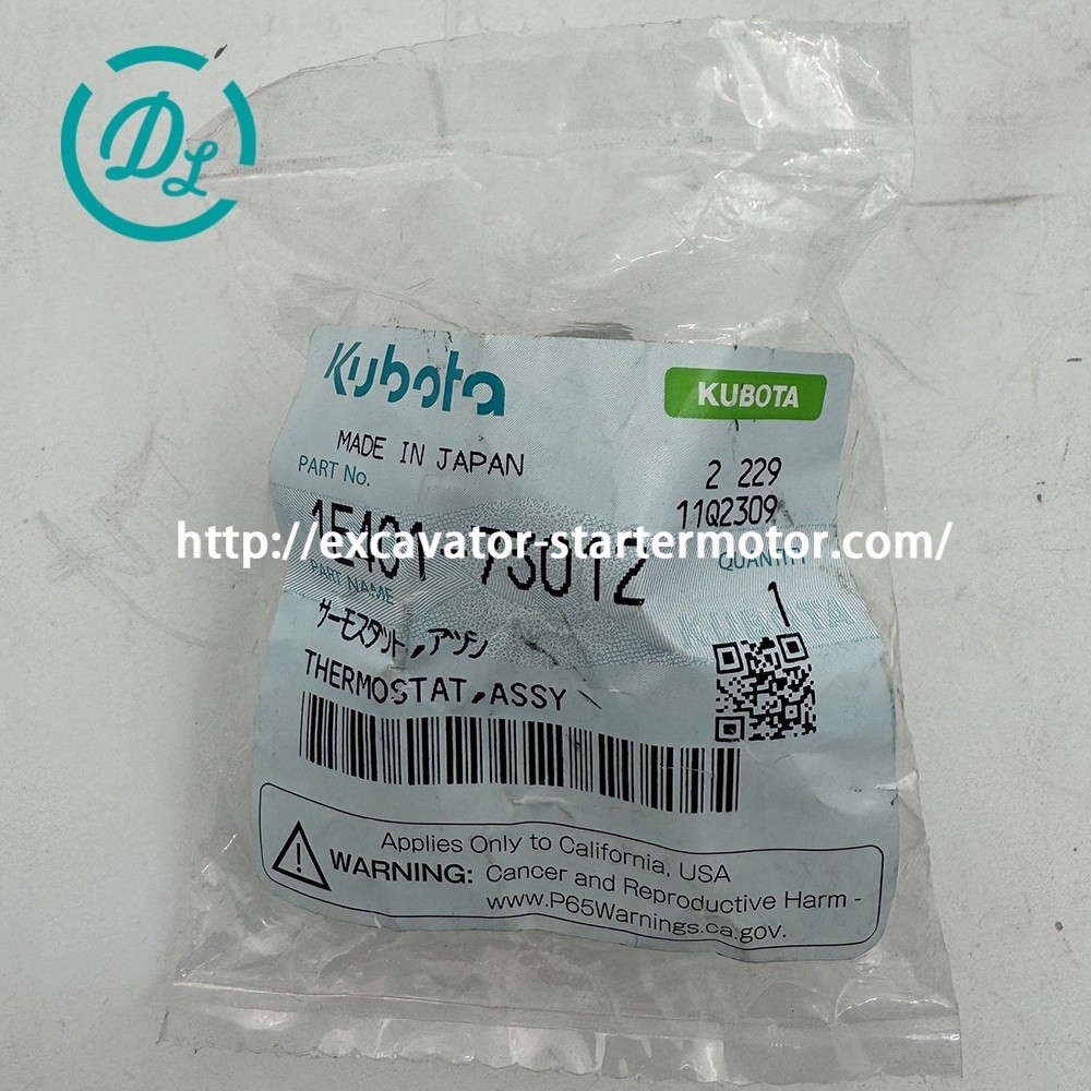 Kubota V2403 Excavator Engine Part 1E401-73012 Thermostat 1E40173012