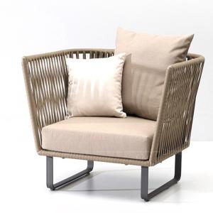 China New design outdoor furniture customized garden patio sofa set rope leisure sofa set wholesale