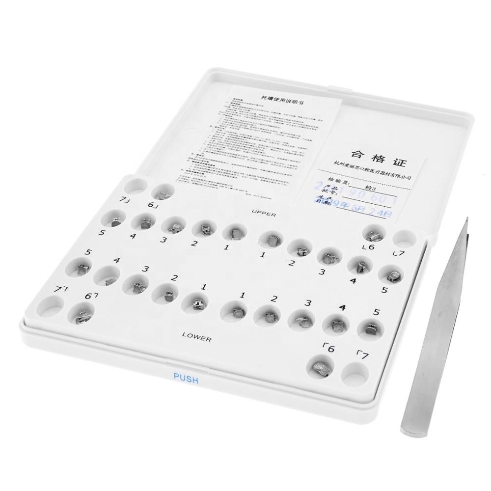 Edgewise Self Ligating Metal Bracket Braces For Orthodontics Treatment Medical Stainless Steel