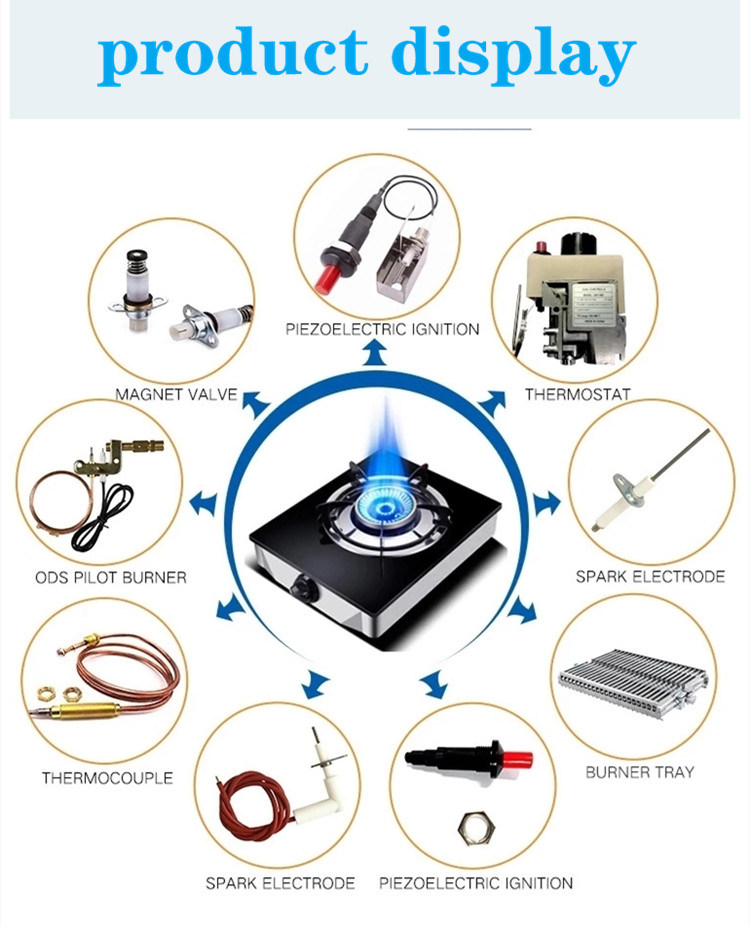 8 Rows High Quality Low Nox Emission Gas Burner for Wall Hung Gas Boiler