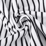 Breathable Striped Cotton Fabric Multi Color Sweat Absorbing For Polo Shirt