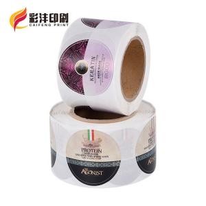 China Vinyl Cosmetic Bottle Adhesive Sticker Label Custom Logo CMYK Matte Label Sticker wholesale