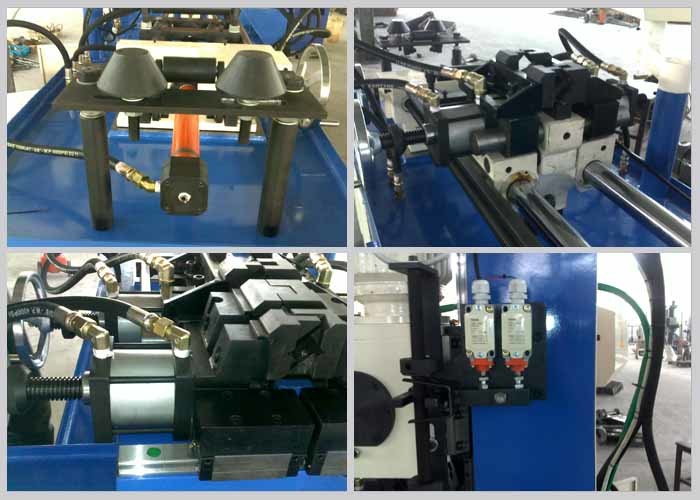 Full Hydraulic Automatic Pipe Cutting Machine Two Way Clamps Low Noise