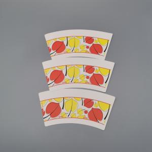 China Waterproof and Oil-proof Disposable Paper Cup Fan for Hot or Cold Beverages wholesale