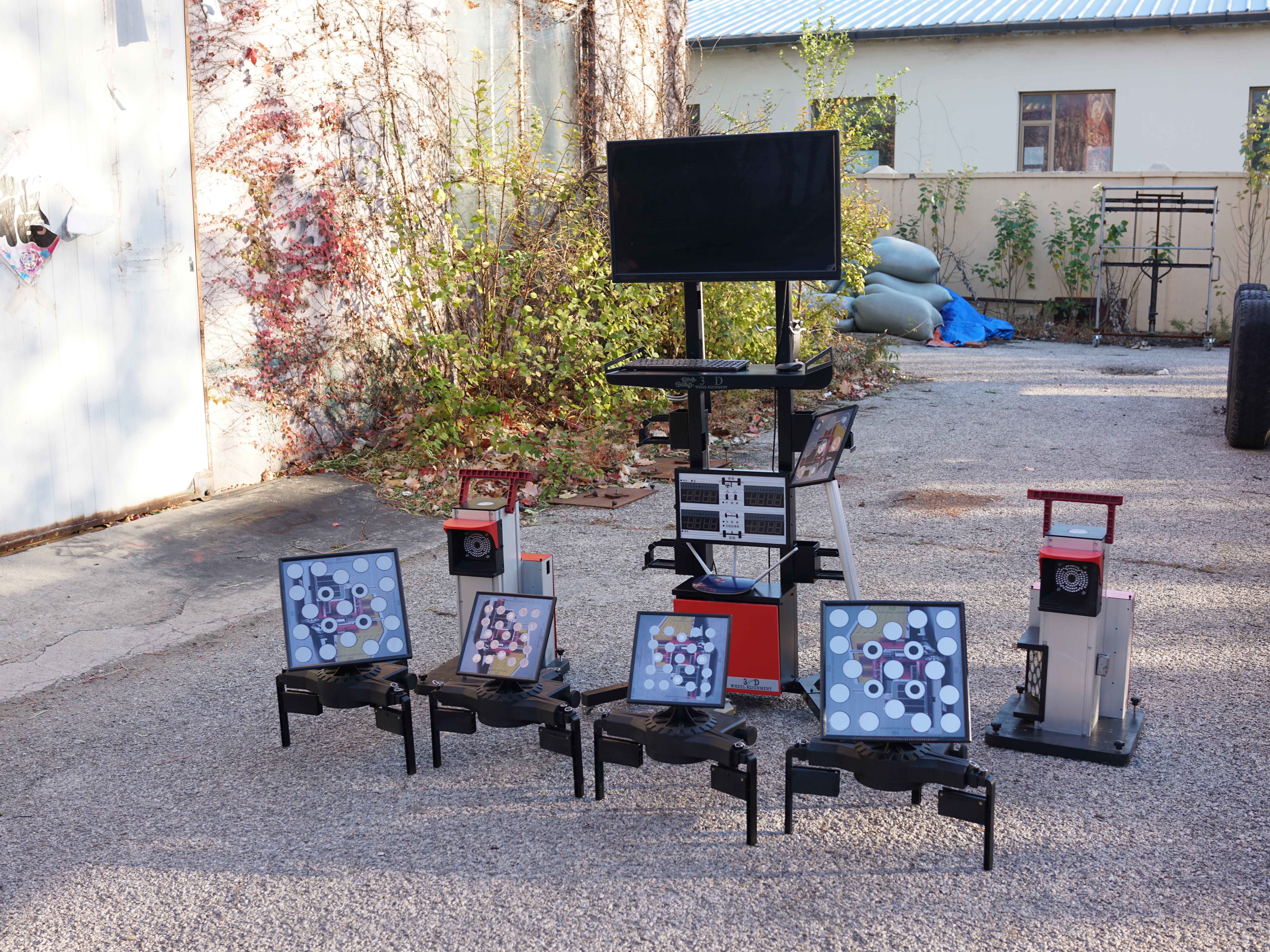 AA4C Portable Movable 3D Wheel Alignment For Both Car & Truck 3 Camera Technology