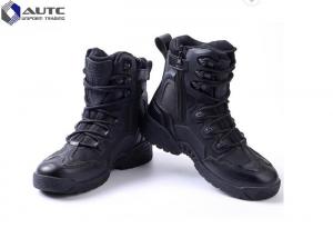 China Men Outdoor Hunting Shoes Military Boots Genuine Leather Waterproof Winter Tactical Army Boots wholesale