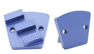 China Trapezoid Floor Grinding Pad PCD &amp; Diamond Metal Bond G6 PCD 3 Segments wholesale