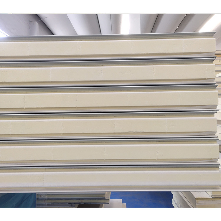 Polyurethane PU Sandwich Panel Insulated Roof Panel For Cold Room Wall System Design