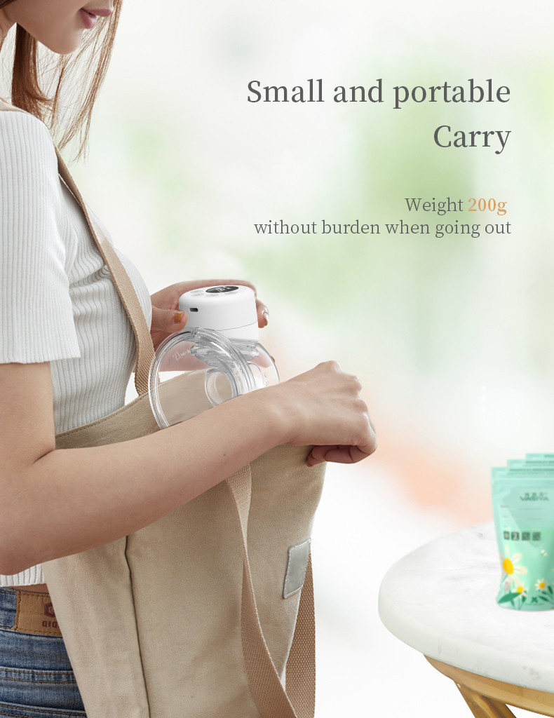 High Suction Medical Portable Breast Pump Hands Free Easy To Clean