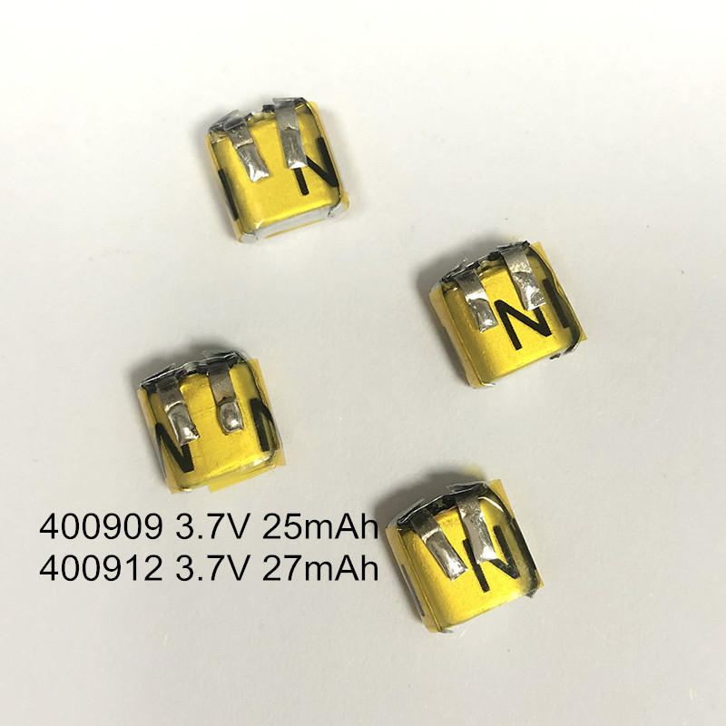 3.7V 4.2V Small LiPo Battery 25mAh 27mAh 400912 301012 Lithium Polymer