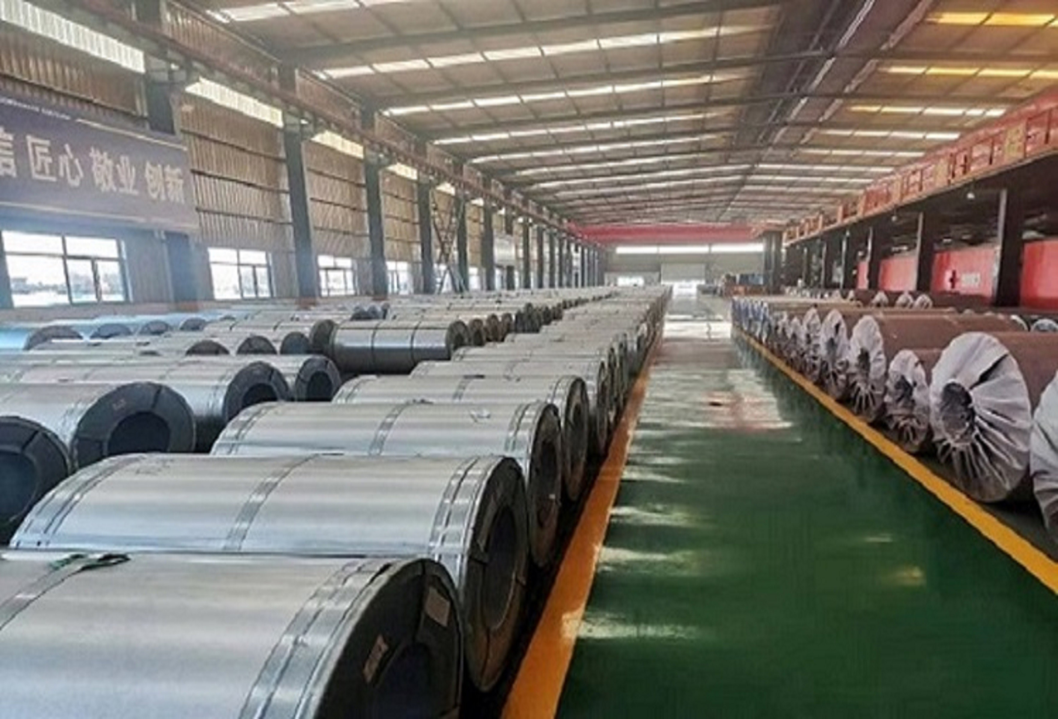 55% AFP Galvalume Steel Coil Regular Spangle For Roofing Sheets