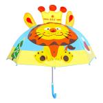 UV Resistant Cartoon Kids Rain Umbrellas , Manual Childrens Animal Umbrellas