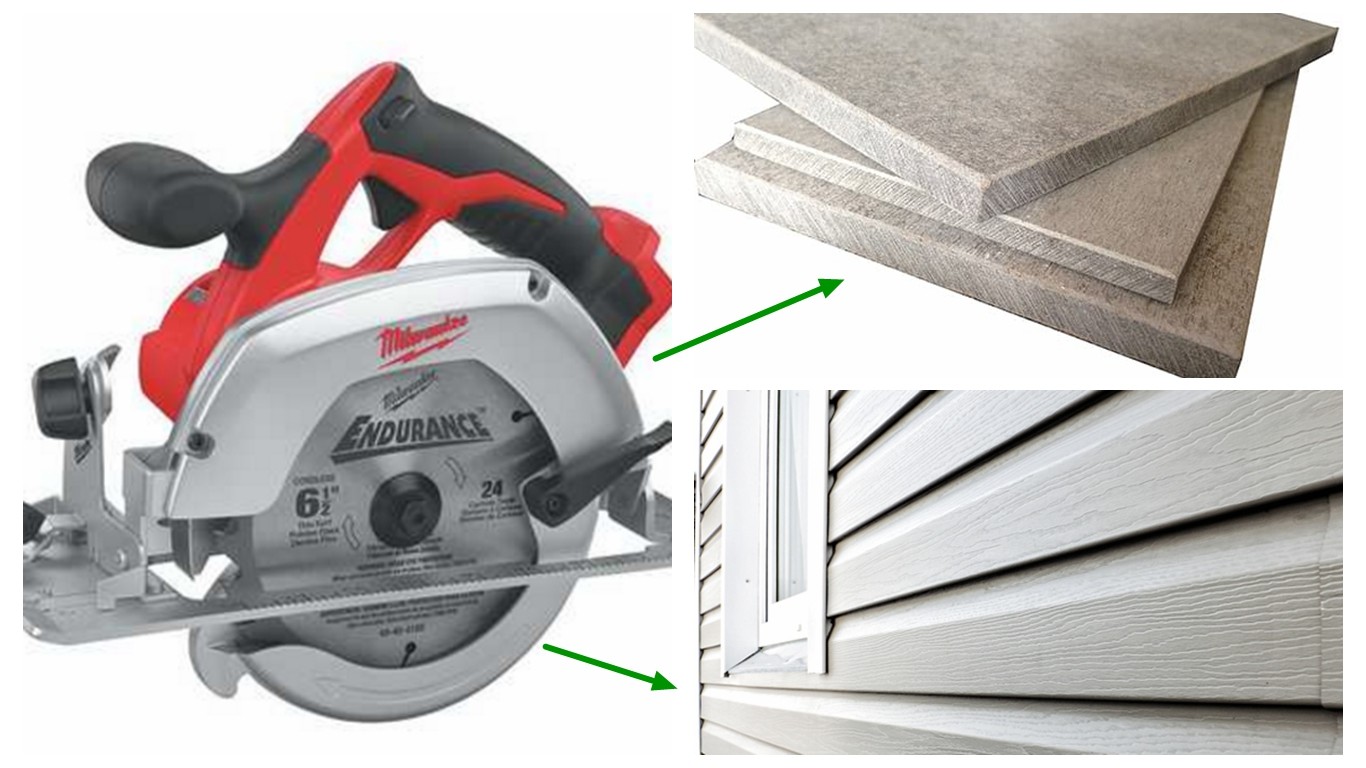 10" Cement Board Saw Blade , Fiber Cement Siding Blade Easy Operation