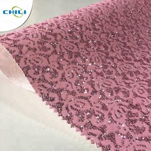 China Good Quality Mesh Glitter pu shoe Leather wholesale